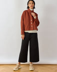 Cropped Jersey Jacket