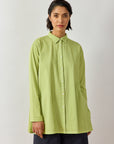 Cotton Jersey + Lawn A-line Overshirt