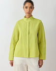HIGH COLLAR OVERSHIRT