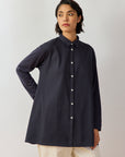 Cotton Jersey + Lawn A-line Overshirt