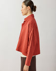 Cropped Jersey Jacket