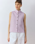 Yaccomaricard Kantan Jersey Waistcoat in Lilac Purple – Spring Summer 26.