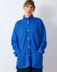 A-line Cotton Jersey Overshirt