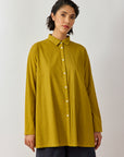 Cotton Jersey + Lawn A-line Overshirt