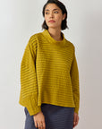 Cropped Cotton Jersey Pullover