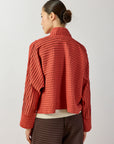 Cropped Jersey Jacket