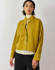 Cropped Jersey Jacket