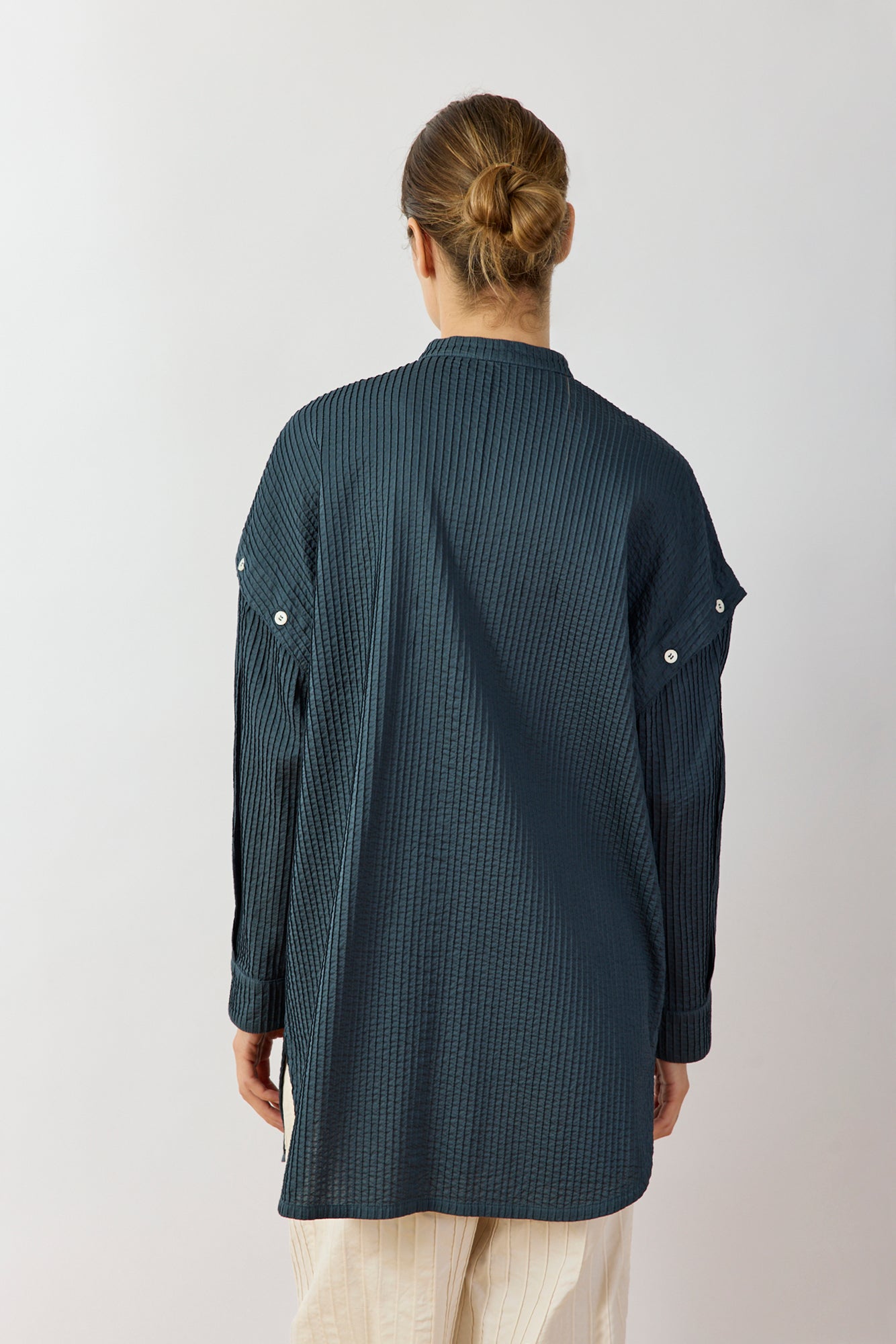カズ ACUOD アクオド 21A/W Back Tartan リブシャツ カズ様専用 ACUOD アクオド 21A/W Back Tartan リブシャツ