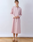 A-line pintuck dress