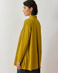 Cotton Jersey + Lawn A-line Overshirt
