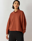 Cropped Cotton Jersey Pullover