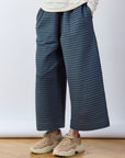 Pintuck Cotton Jersey Trouser
