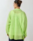 BIG CHECK VOILE SHIRT