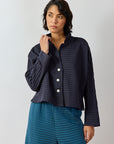 Cropped Jersey Jacket