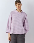 Yaccomaricard Spring Summer 26 Sode Cotton Jersey Pullover in Lilac Purple
