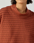 Cropped Cotton Jersey Pullover