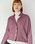Cropped Jersey Jacket