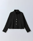 Cropped Jersey Jacket