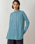 Cotton Jersey + Lawn A-line Overshirt