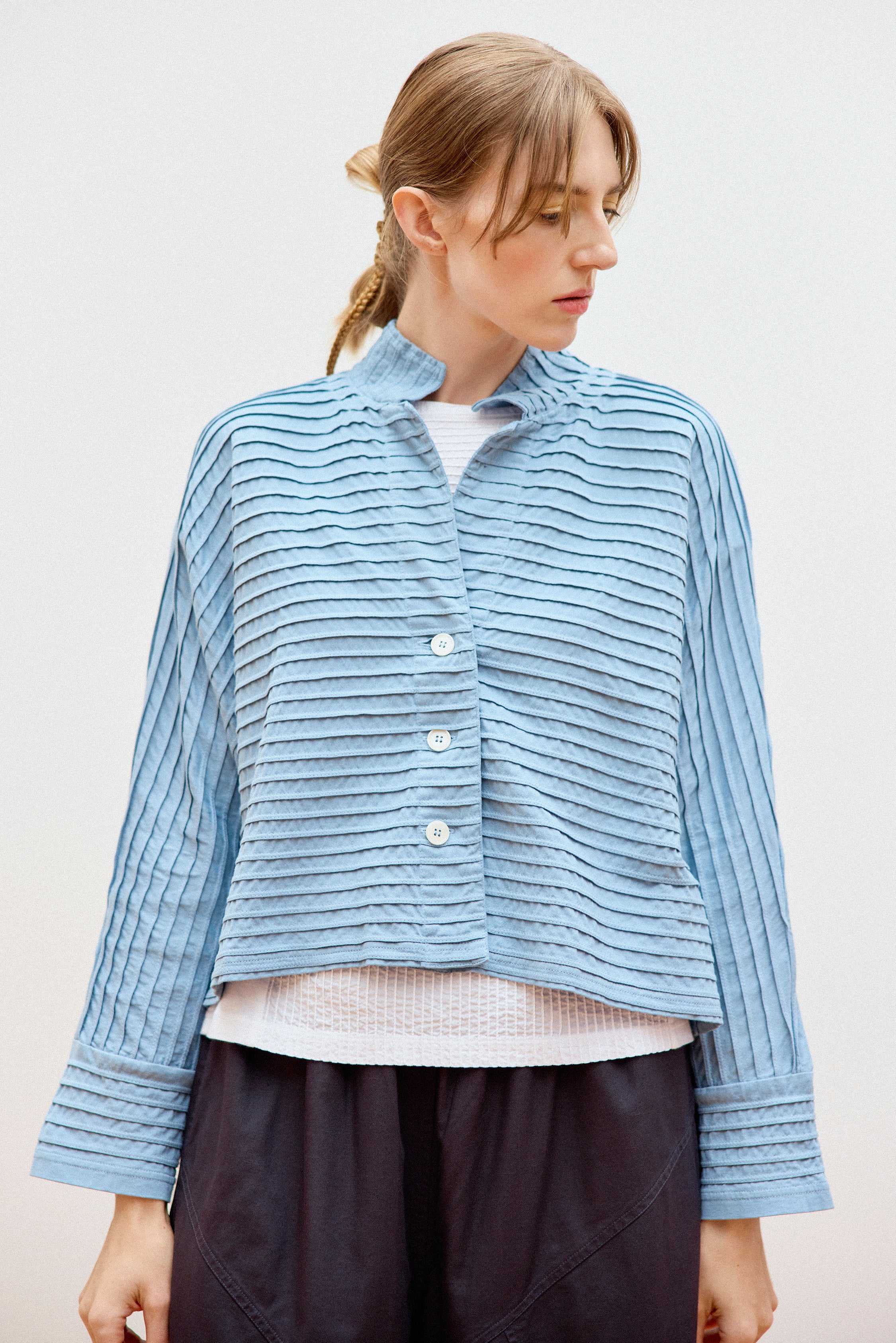Cropped jersey jacket by Yaccomaricard Autumn Winter 25
