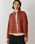 Cropped Jersey Jacket