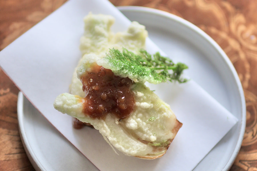 Dine With Us - Fennel Tempura