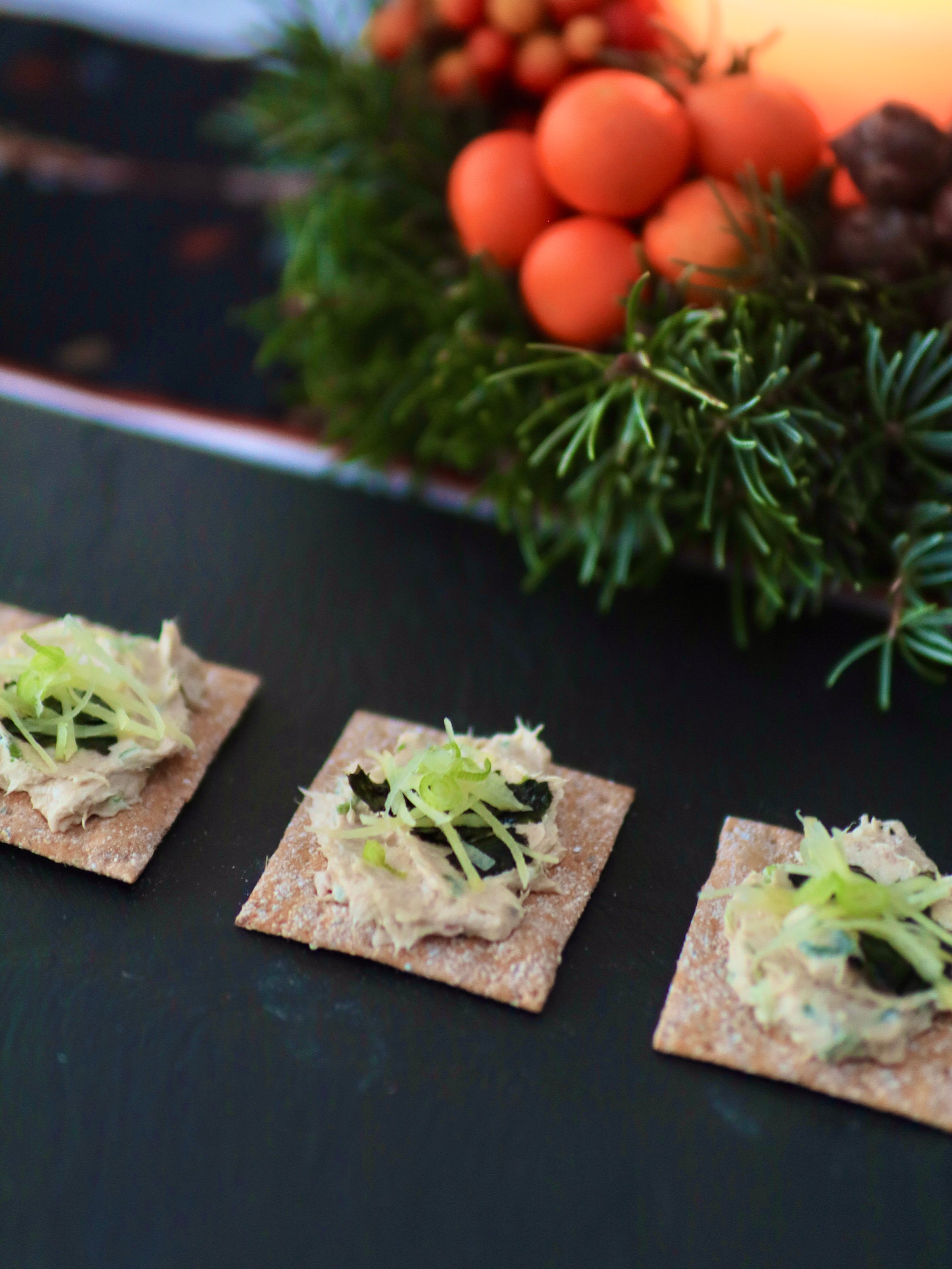 DINE WITH US – Festive starters infused with Japanese flavours.