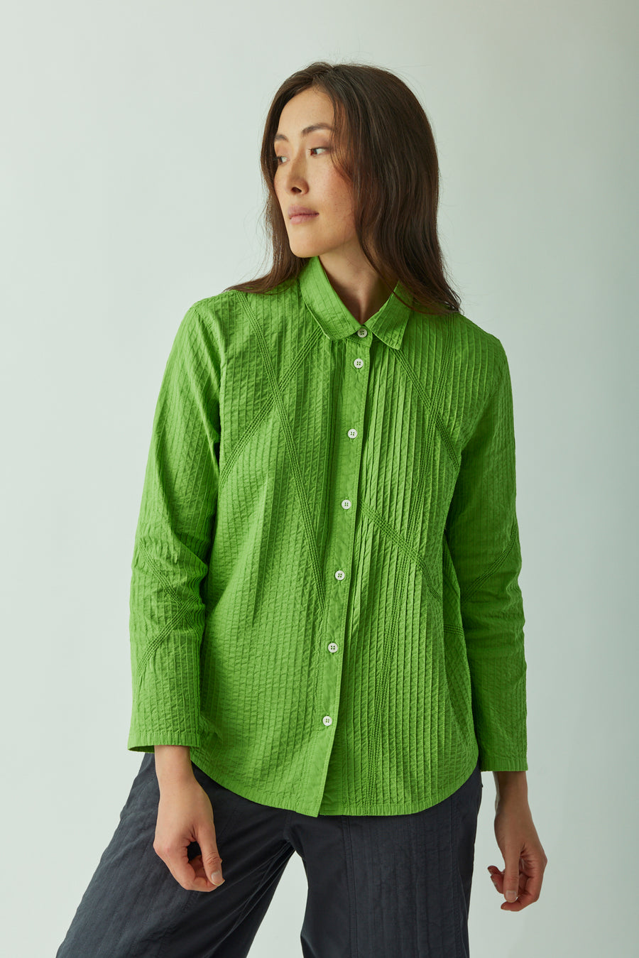 CHAIN STITCH EMBROIDERED SHIRT