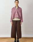 Cropped Jersey Jacket