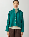 Cropped Jersey Jacket