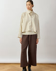 Cropped Jersey Jacket