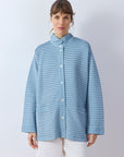 A-line Cotton Jersey Overshirt
