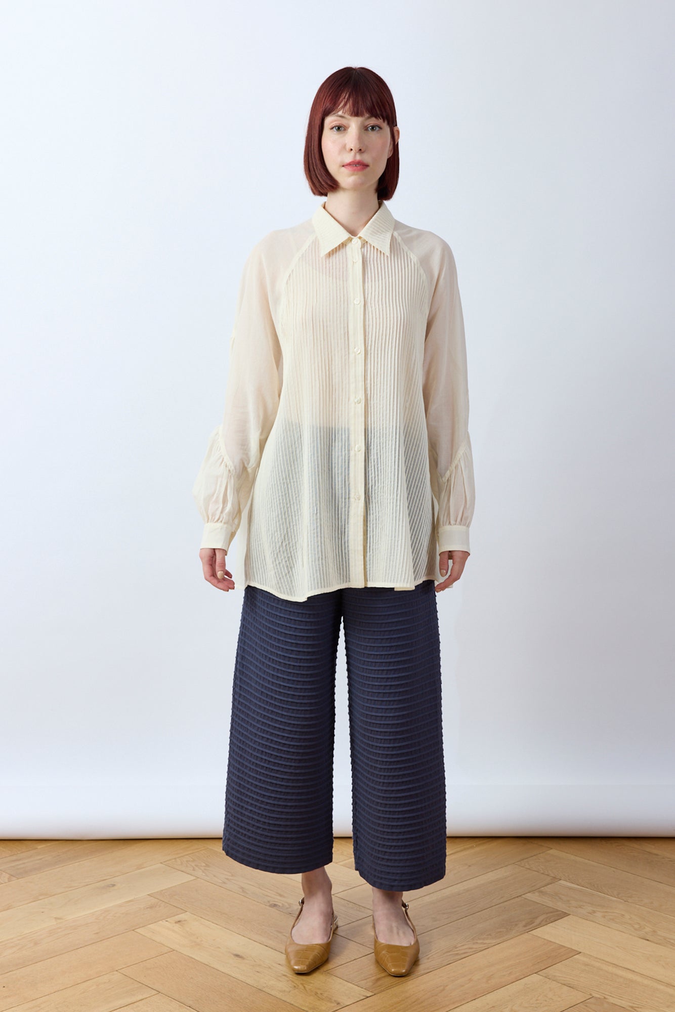Rongo Cotton Chiffon Shirt