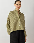Cropped Jersey Jacket