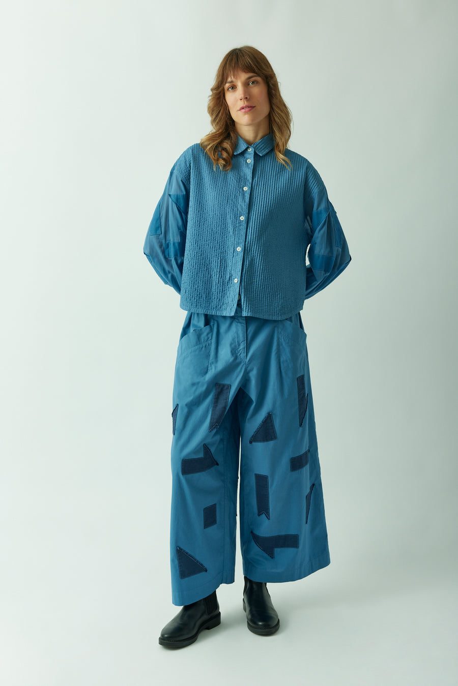 GEO APPLIQUE TROUSER