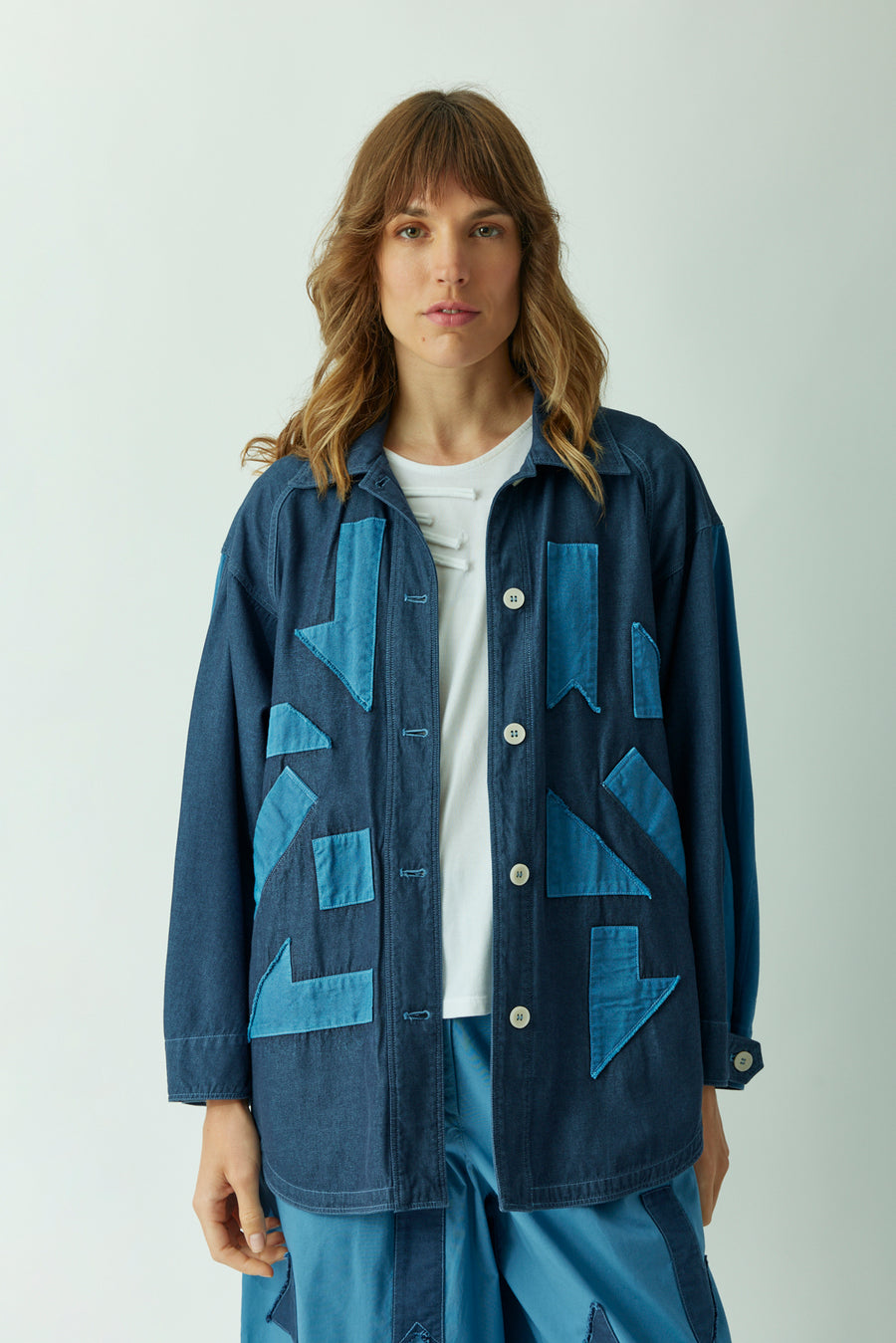 GEO APPLIQUE JACKET