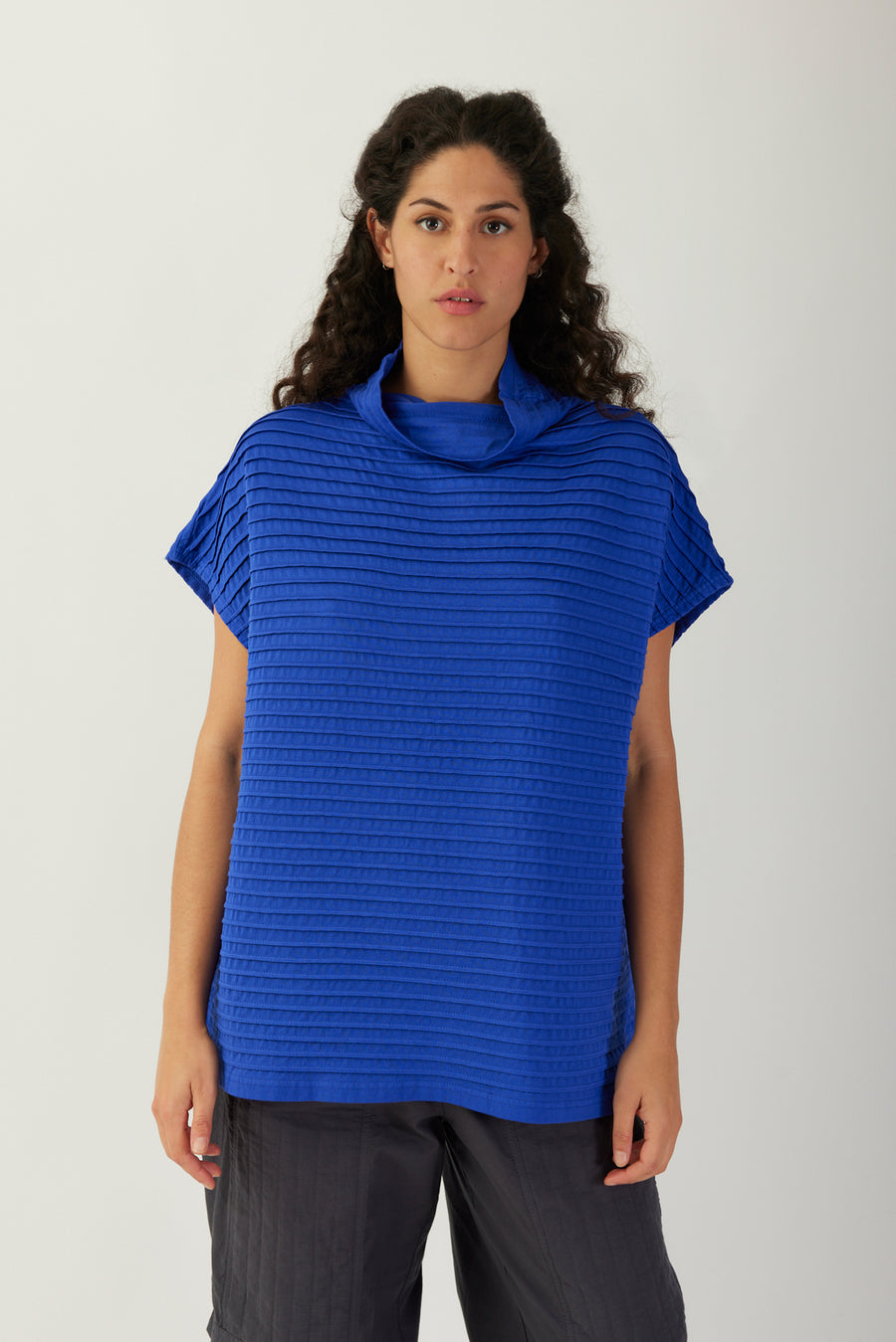 FRENCH SLEEVE JERSEY TOP