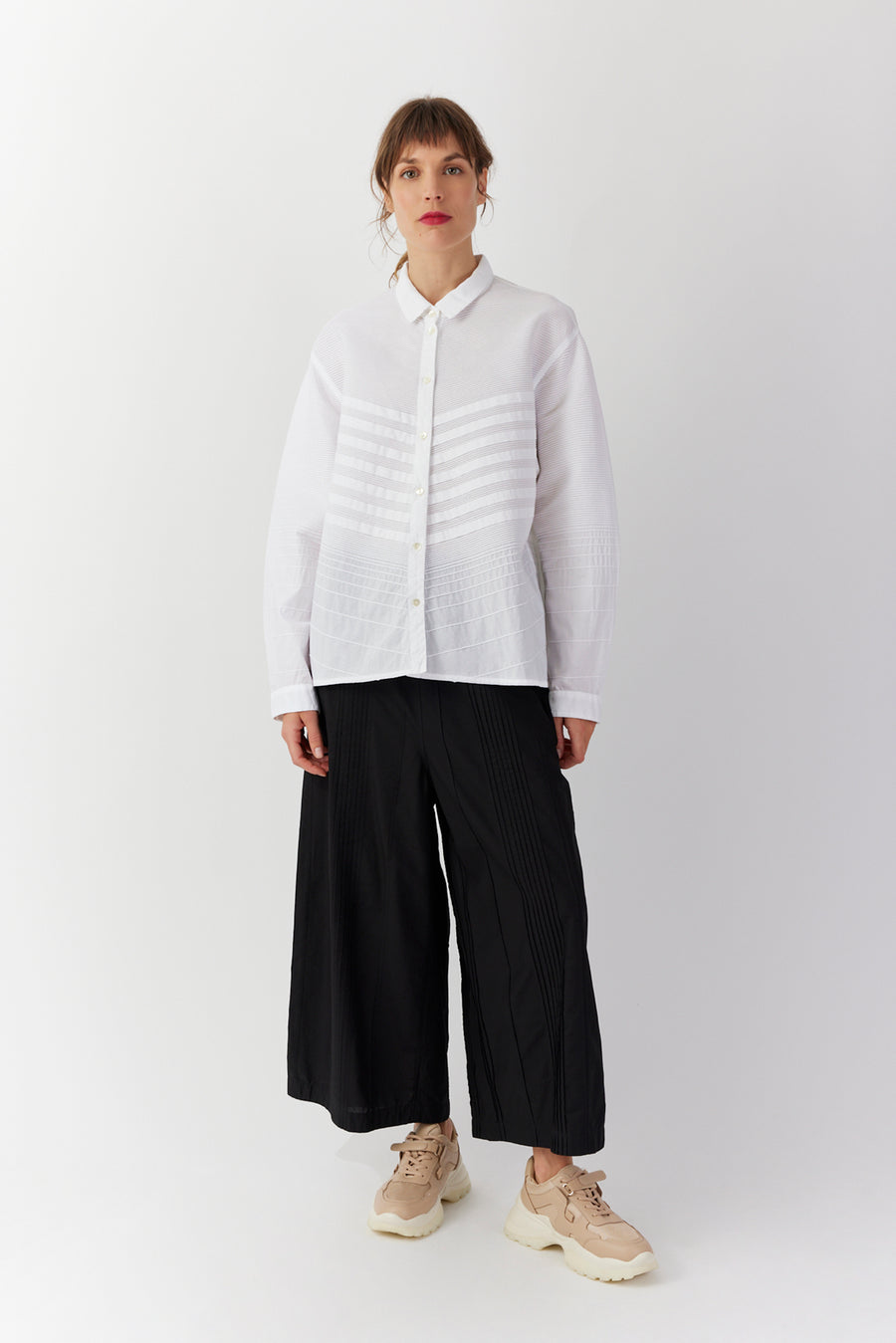 MICRO PINTUCK SHIRT