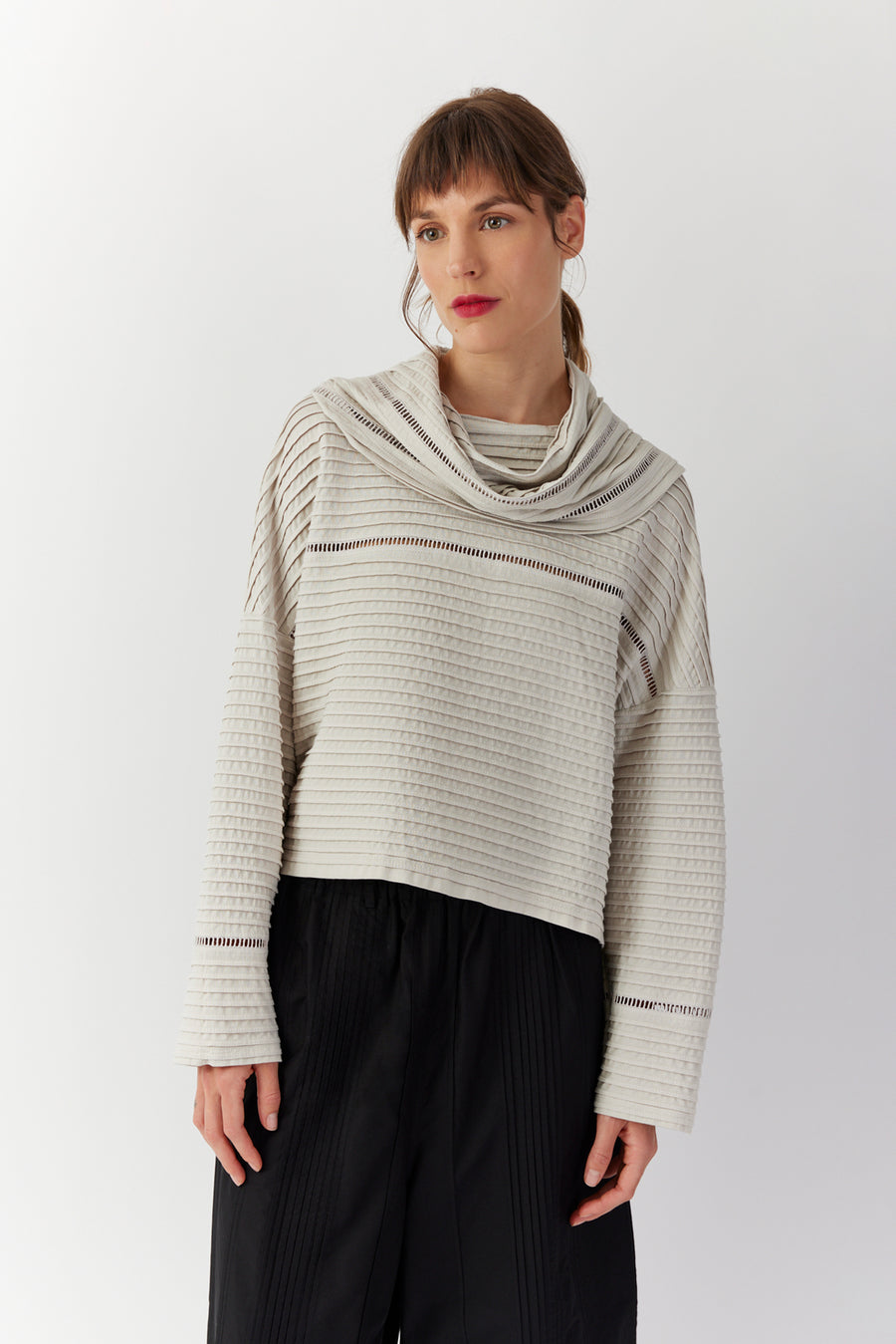 COTTON LACE PULLOVER