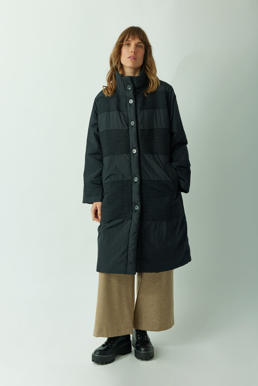 NYLON QUILT COAT