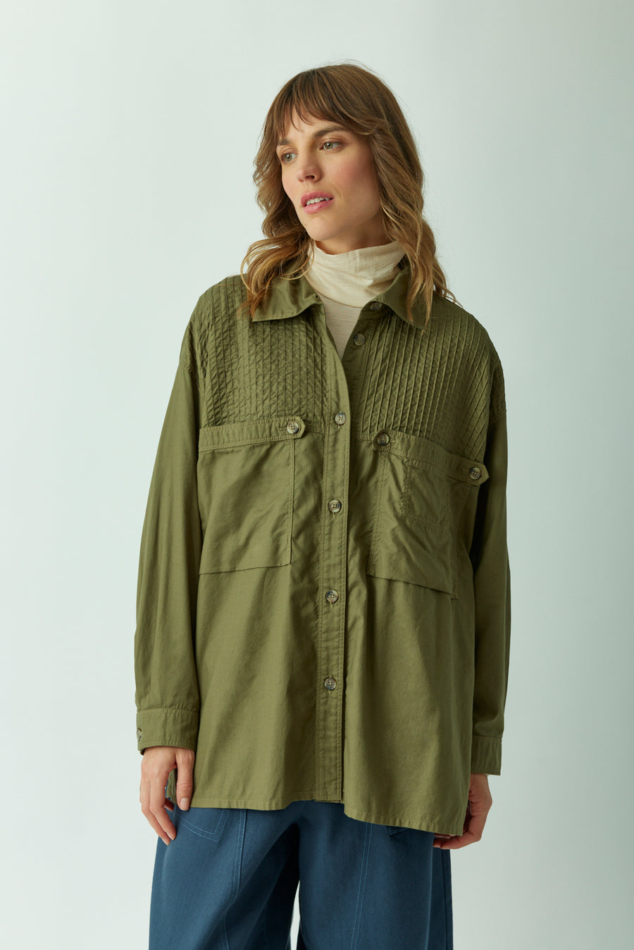SOFT COTTON TWILL SHIRT