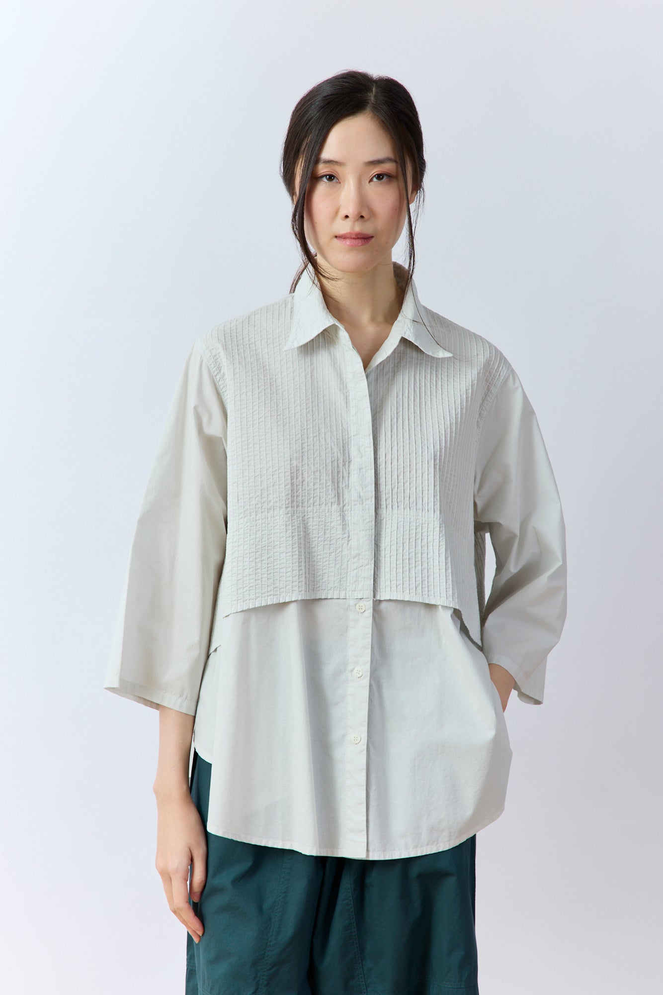 Spring Summer Luxury Japanese Pintucked Shirts by Yaccomaricard