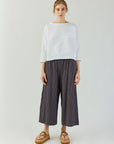 COTTON JERSEY TROUSERS