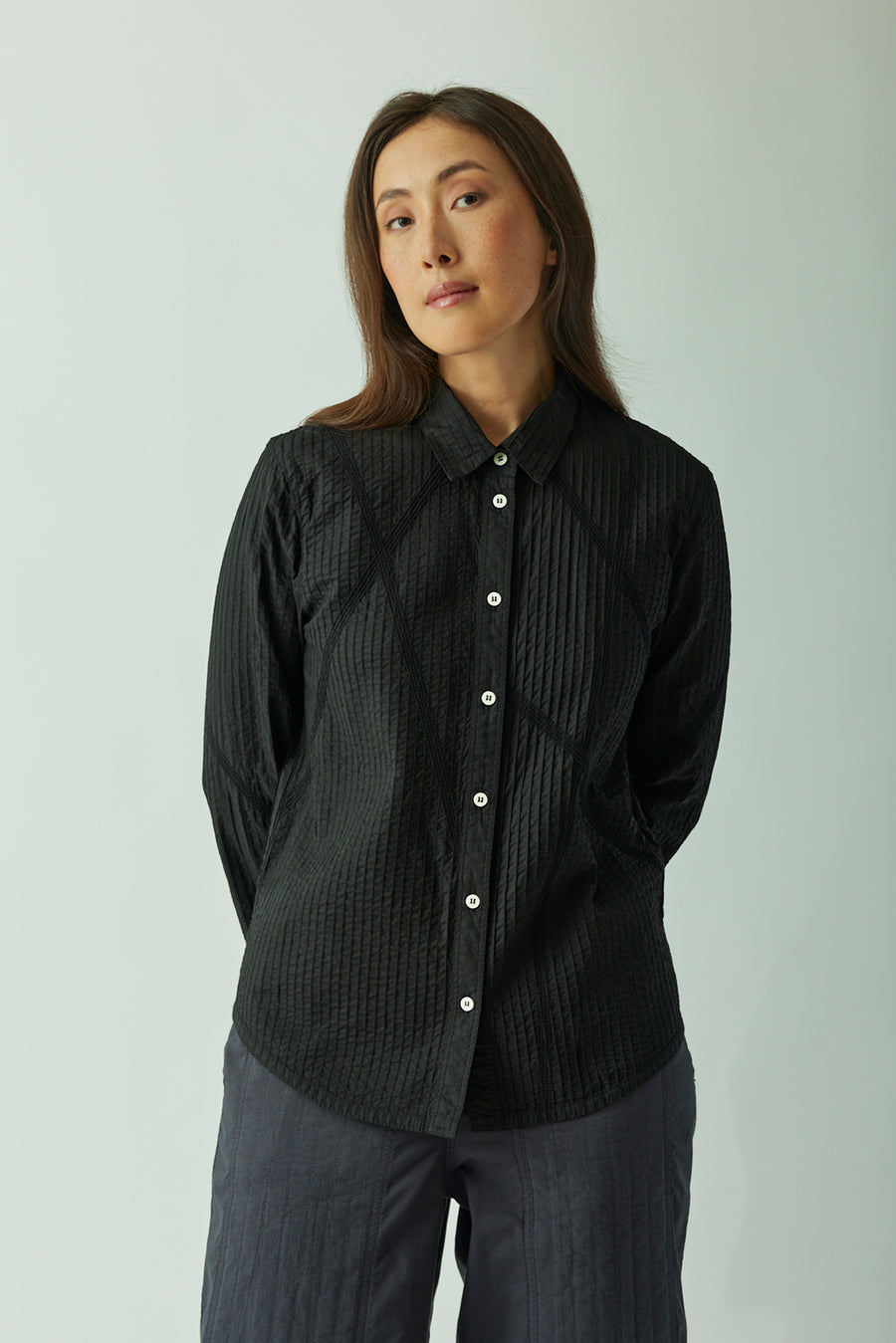 CHAIN STITCH EMBROIDERED SHIRT