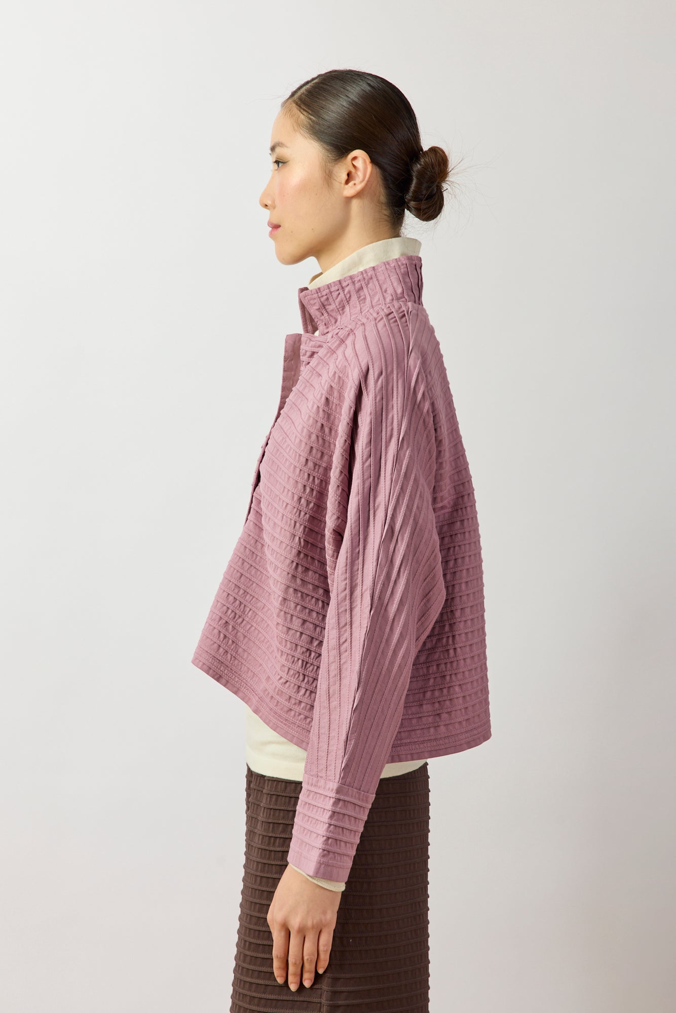 Cropped Jersey Jacket
