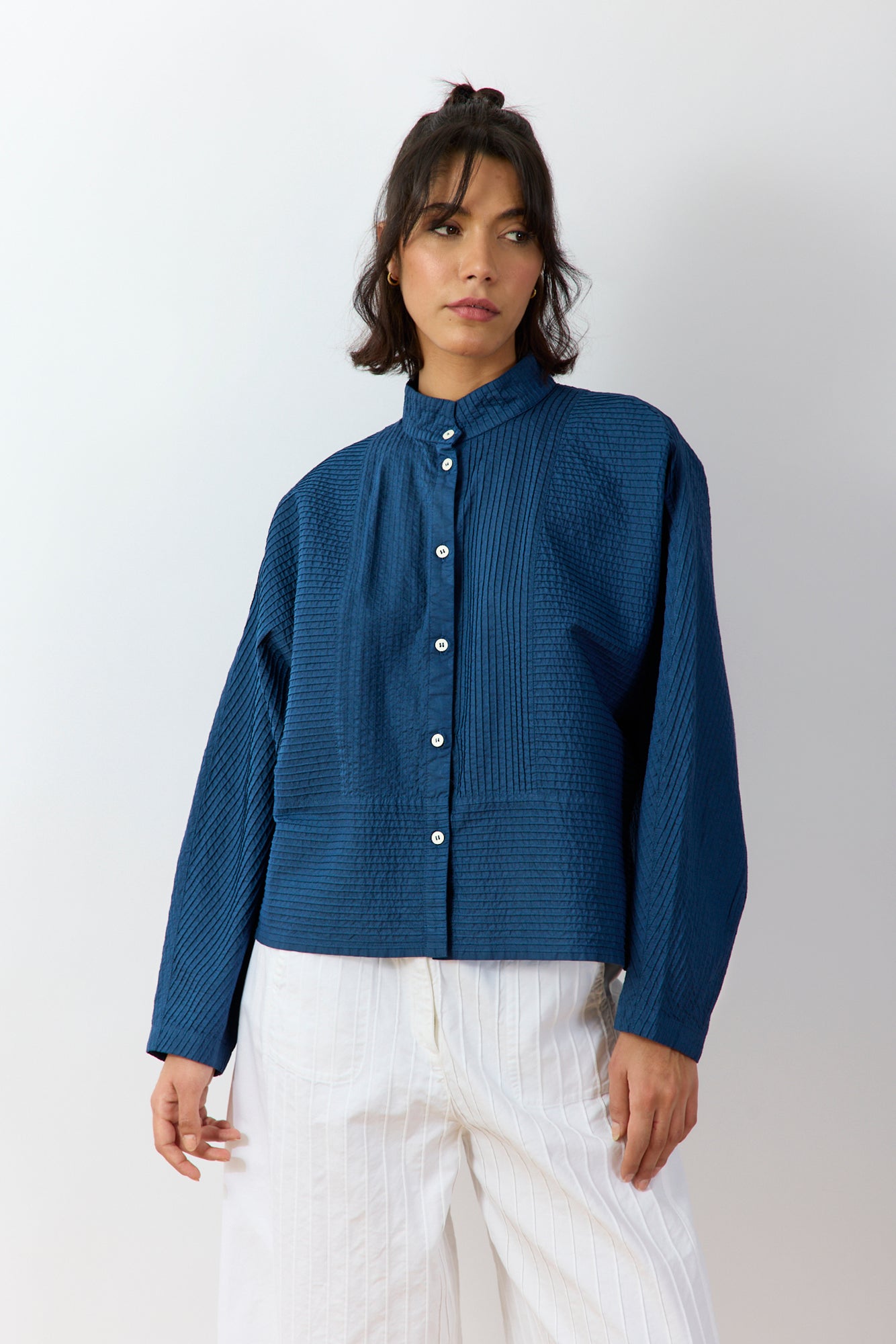 Spring Summer Luxury Japanese Pintucked Shirts by Yaccomaricard