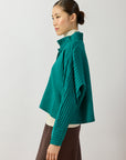 Cropped Jersey Jacket