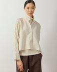 Cropped Jersey Jacket