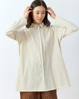 Cotton Jersey + Lawn A-line Overshirt