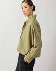 Cropped Jersey Jacket